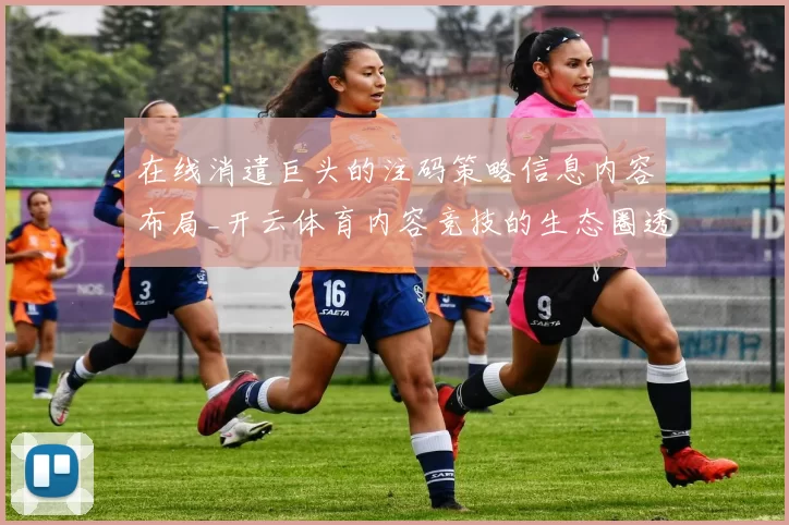 在线消遣巨头的注码策略信息内容布局_开云体育内容竞技的生态圈透视
